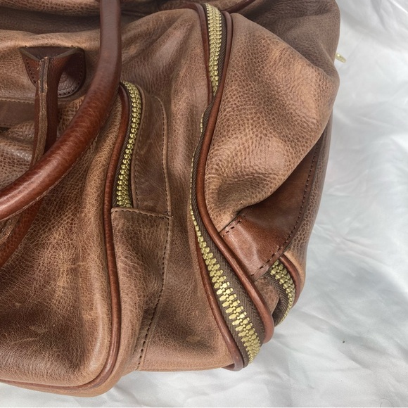 Tangaroa Terrida leather wheel luggage - Picture 6 of 12